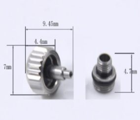 7.0*4.4  Sliver Rolex Crown