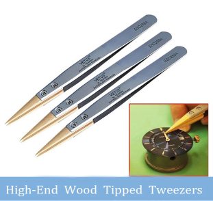 Wood Tipped Tweezer ESD259A