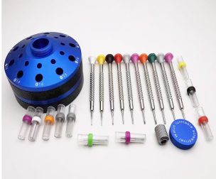 Screwdriver set With Route Stand And Blades Storage Case
