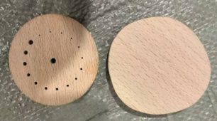 Woodoen watch parts stand