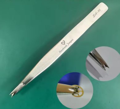 Watch second hand wheel center wheel escapement tweezers