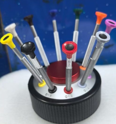 Watch Screwdriver Set With Rotatable Base