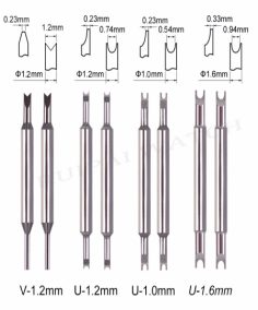 U type: 1.0/1.2/1.4/1.6mm                       V type: 1.2mm